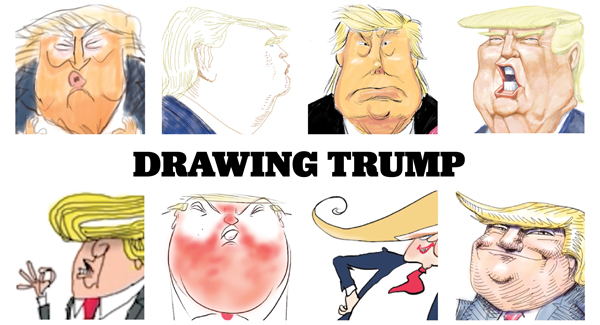 600x325 Drawing Trump - Lips Drawing Cartoon
