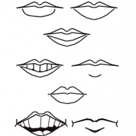 198x198 How To Draw Mouths Lessons How To Draw The Face Drawing - Lips Drawing Cartoon