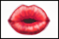 200x133 How To Draw Kissing Lips With Easy Step - Lips Kissing Drawing