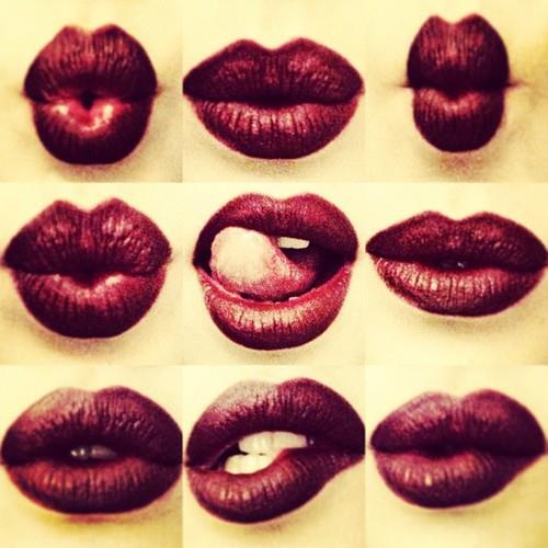 500x500 Kissing Drawing Tumblr Lips - Lips Kissing Drawing