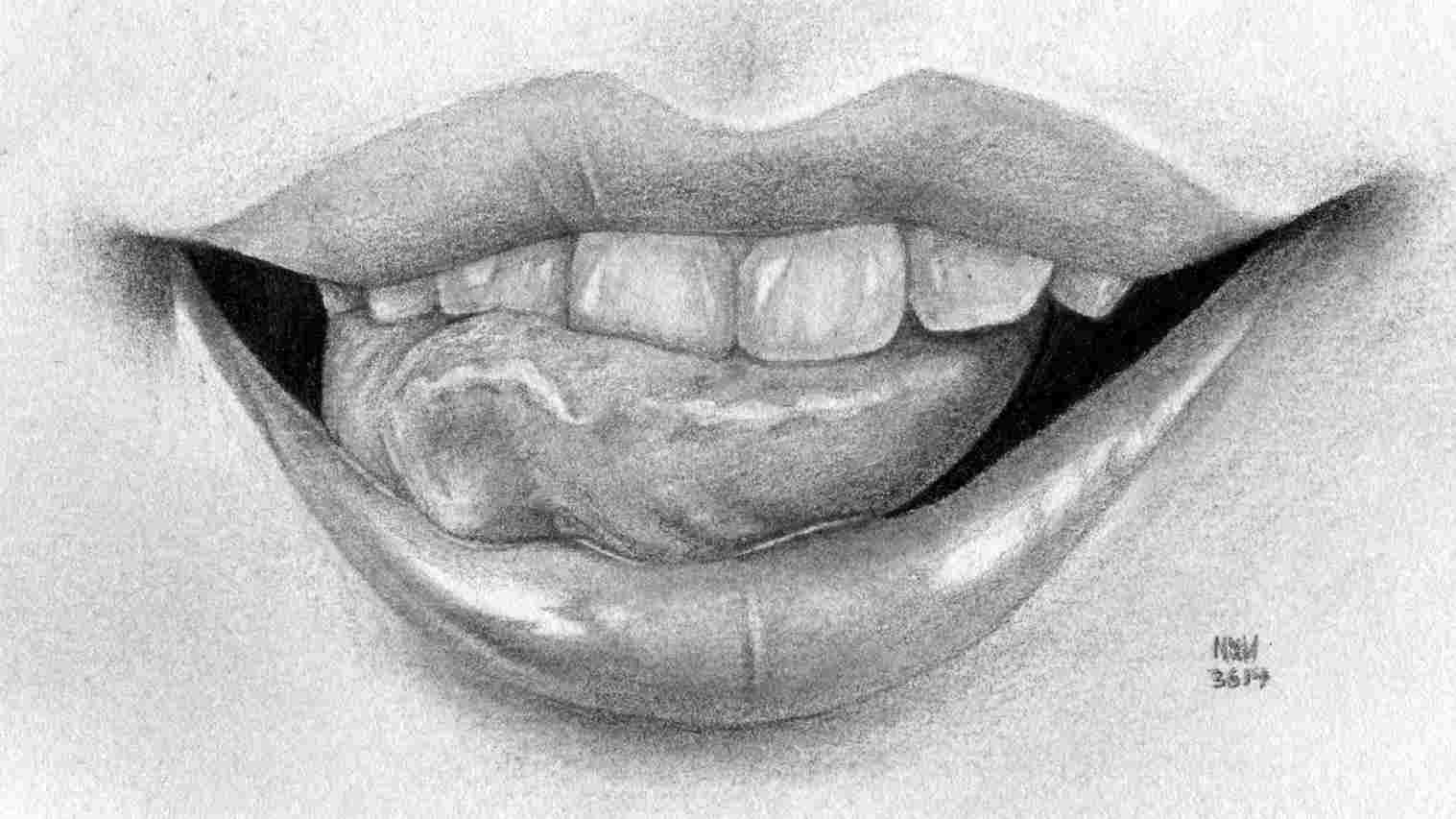 1517x853 Pencil Sketch Eye Nose Lips - Lips Pencil Drawing