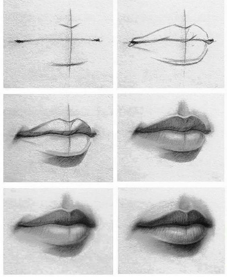 736x901 Lips Realistic Pencil Drawing Archives - Lips Pencil Drawing