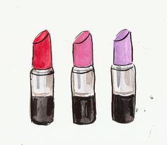 236x205 Fantastiche Immagini Su Lipsticks Illustrations Drawings - Lipstick Drawing