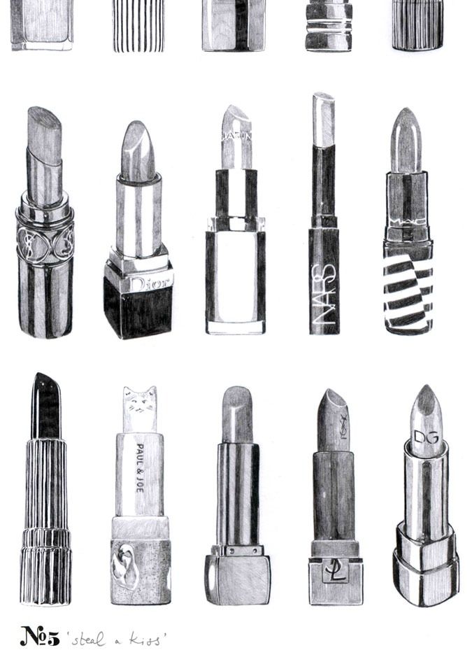 675x939 lipstick drawing - Lipstick Drawing