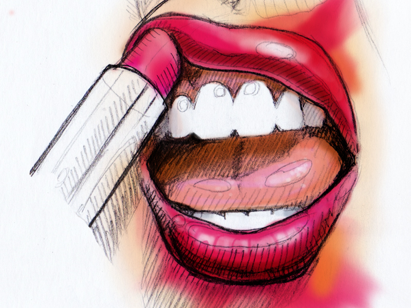 800x600 Things To Draw - Lipstick Drawing