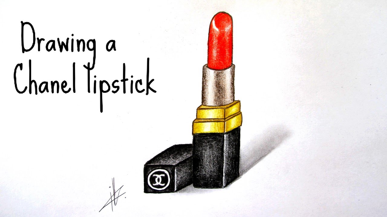 1280x720 comment dessiner un rouge chanel - Lipstick Drawing