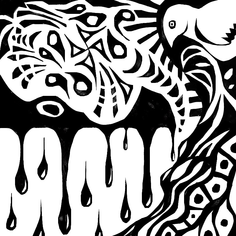 800x800 liquid drawing a black white speedpaint drawing - Liquid Drawing