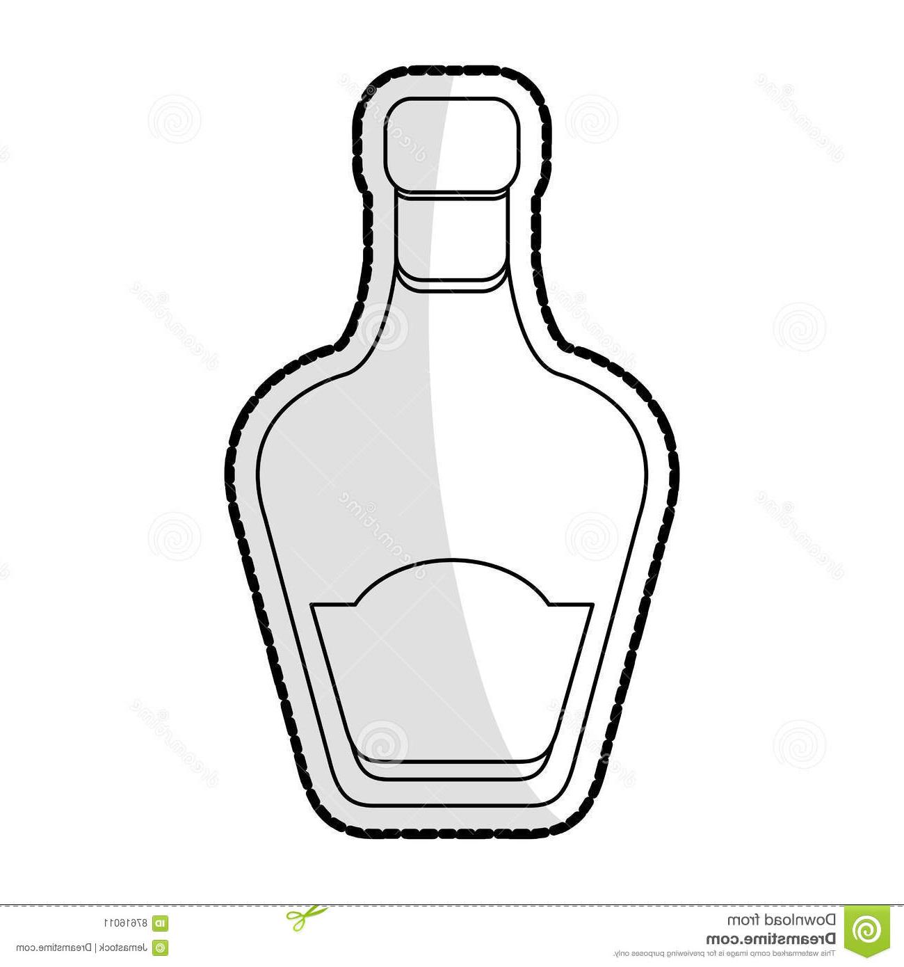 1300x1390 best free liquor bottle icon image vector illustration design library - Liquor Bottle Drawing