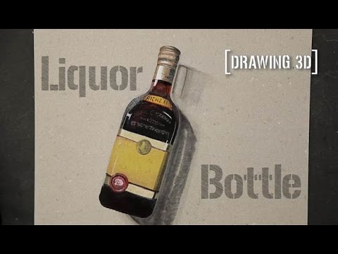 480x360 drawing - Liquor Bottle Drawing