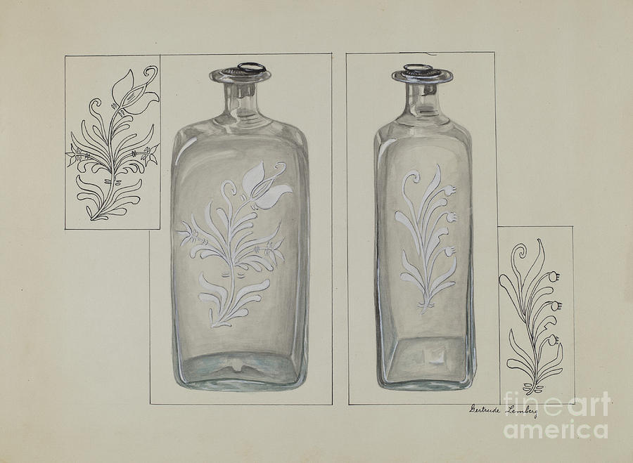 900x659 liquor bottle drawing - Liquor Bottle Drawing