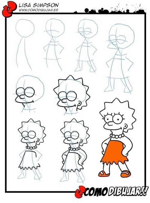 Lisa Simpson Drawing At Paintingvalley Com Explore Collection Of