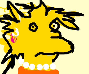 300x250 Lisa Simpson Bad Hair Day Drawing - Lisa Simpson Drawing