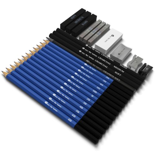 500x500 Castle Art Supplies Drawing And Sketching Pencil Art Set - List Of Art Supplies For Drawing