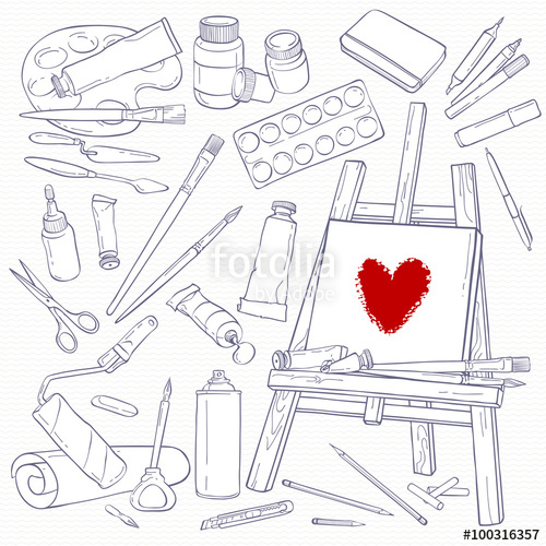 List Of Art Supplies For Drawing at Explore