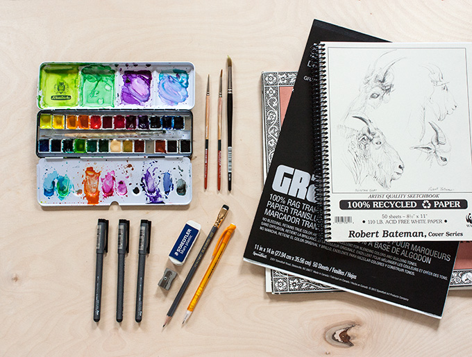 680x514 toolbox my favorite drawing supplies - List Of Art Supplies For Drawing