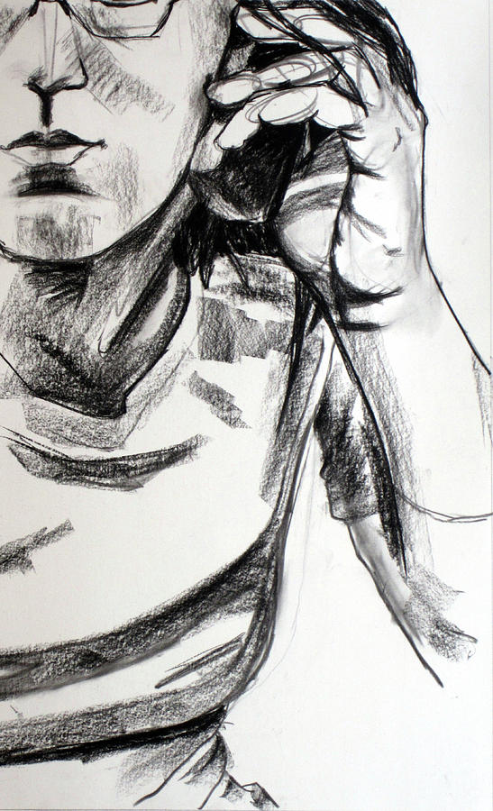 547x900 Listening Drawing - Listening Drawing