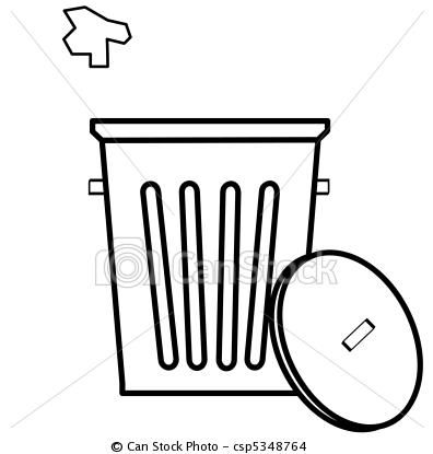 396x415 stock illustration - Litter Drawing