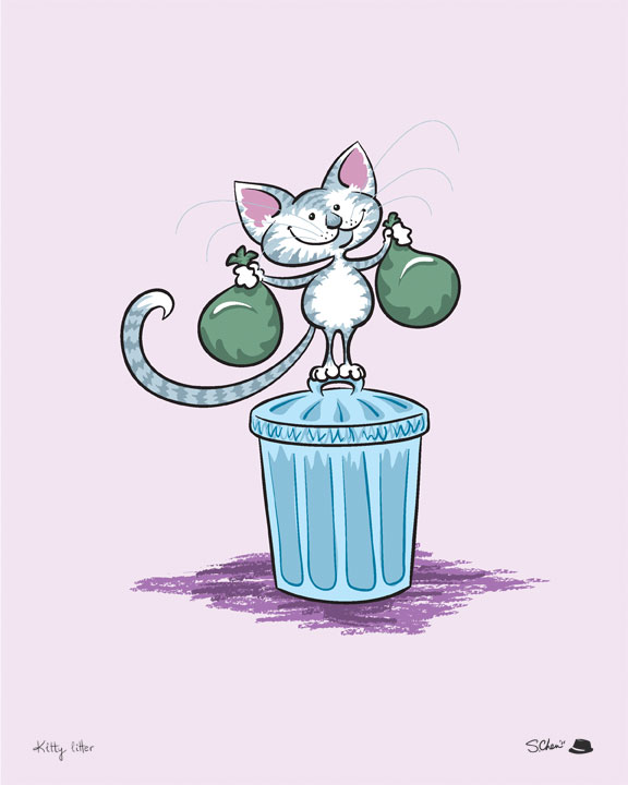 576x720 the dad project drawing a day - Litter Drawing