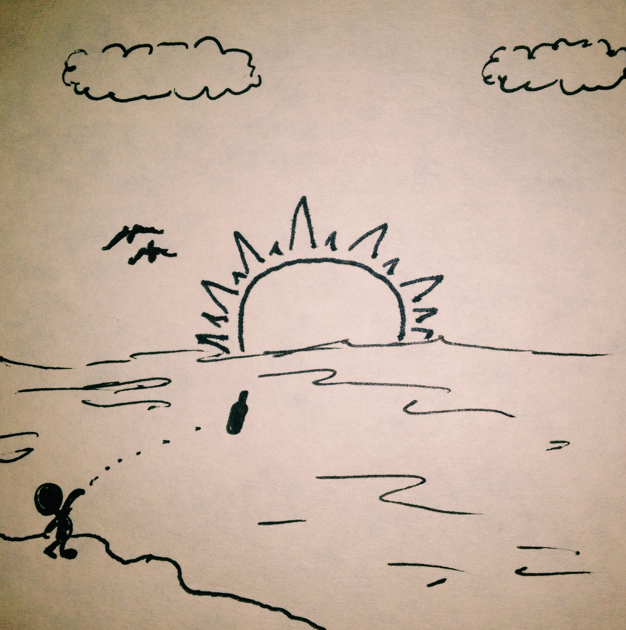 2176x2189 don't litter mundo de los muertos ! - Litter Drawing