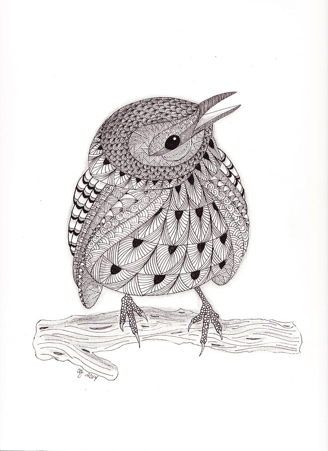 654x900 Tangled Little Bird Drawing - Little Bird Drawing