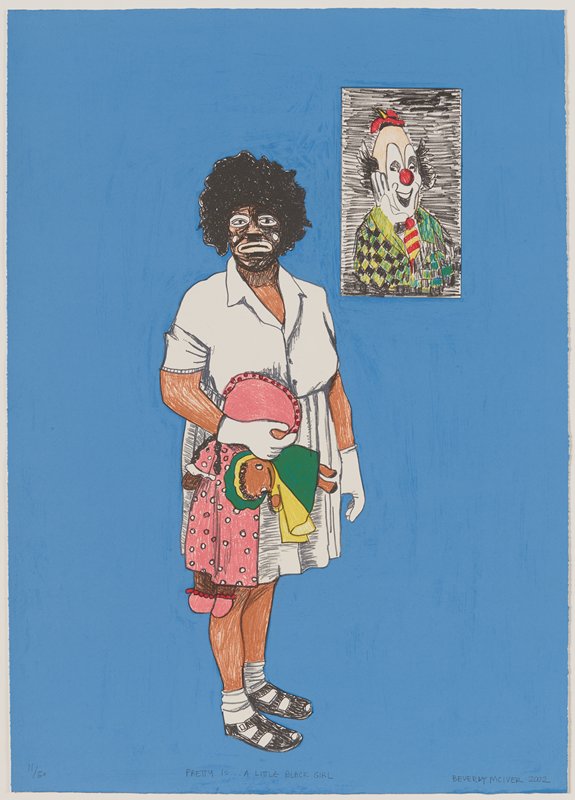 575x800 Pretty Isa Little Black Girl, Beverly Mciver Publisher Segura - Little Black Girl Drawing