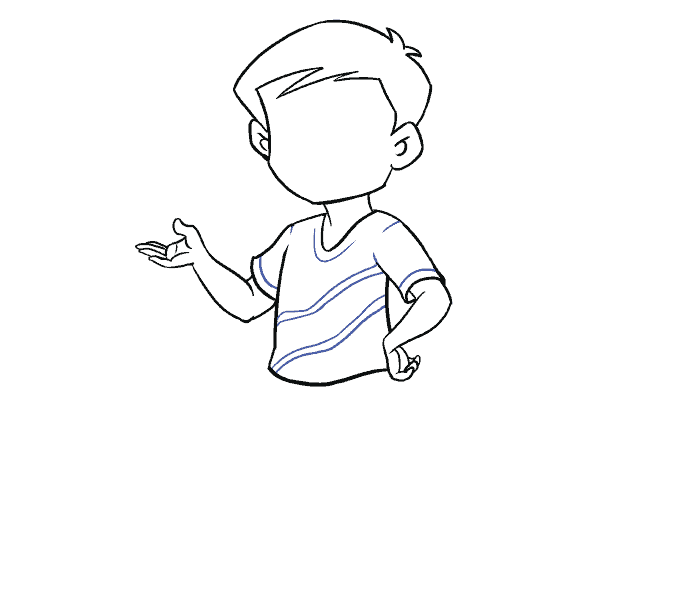 678x600 drawing boys little boy transparent png clipart free download - Little Boy Cartoon Drawing