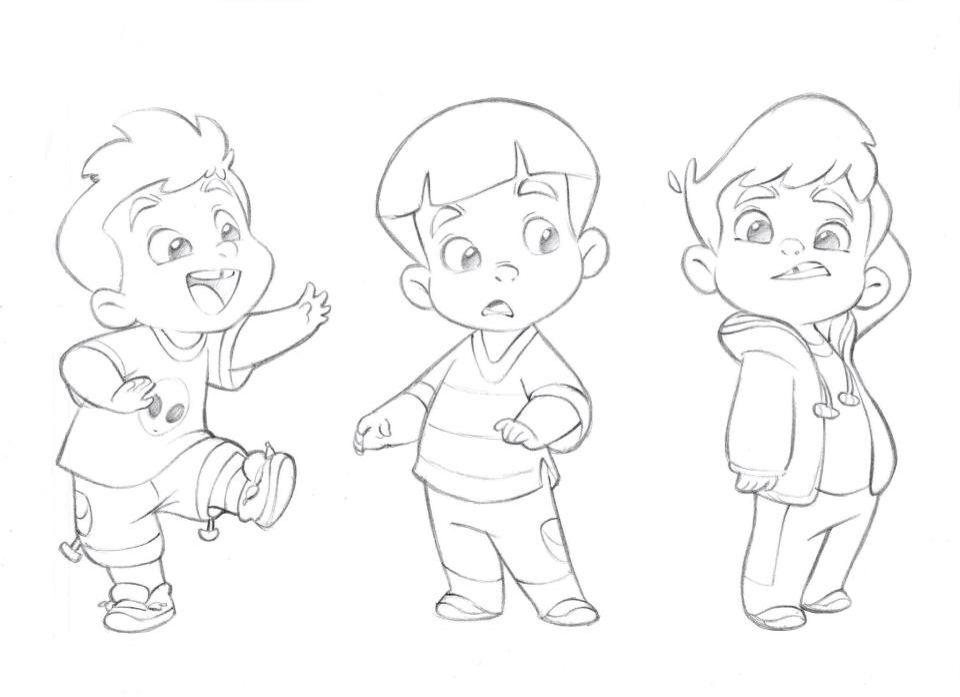 960x697 Cartoon Anotomy Cartoon Drawings, Boy - Little Boy Cartoon Drawing