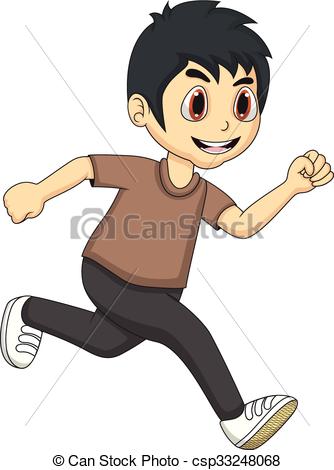 334x470 little boy running cartoon - Little Boy Cartoon Drawing