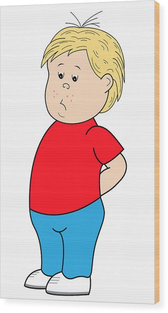 333x618 sad little boy cartoon character digital art - Little Boy Cartoon Drawing