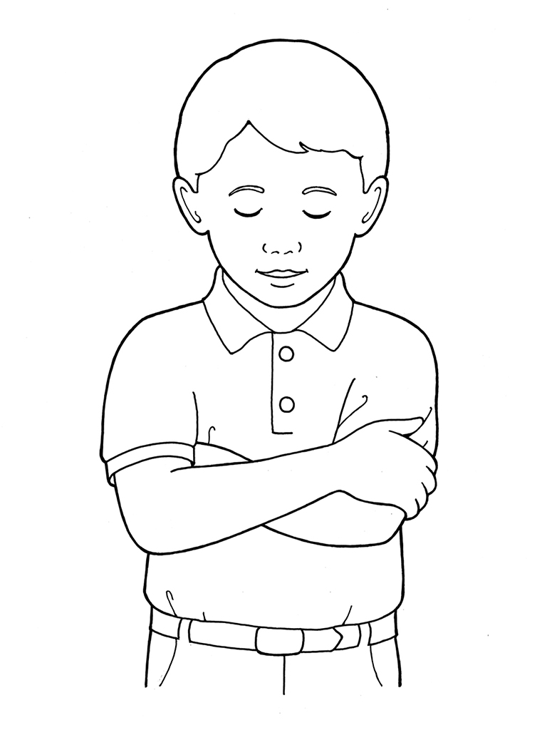 768x1024 little boy - Little Boy Drawing