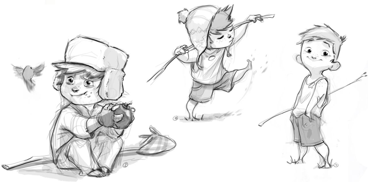 1280x633 little boy sketches - Little Boy Drawing