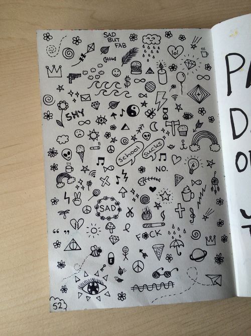 500x667 Little Drawing Of How Ur School Day Was Art - Little Drawings