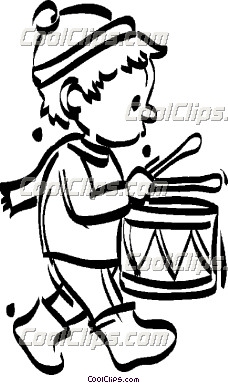 228x383 drummer boy clipart - Little Drummer Boy Drawing