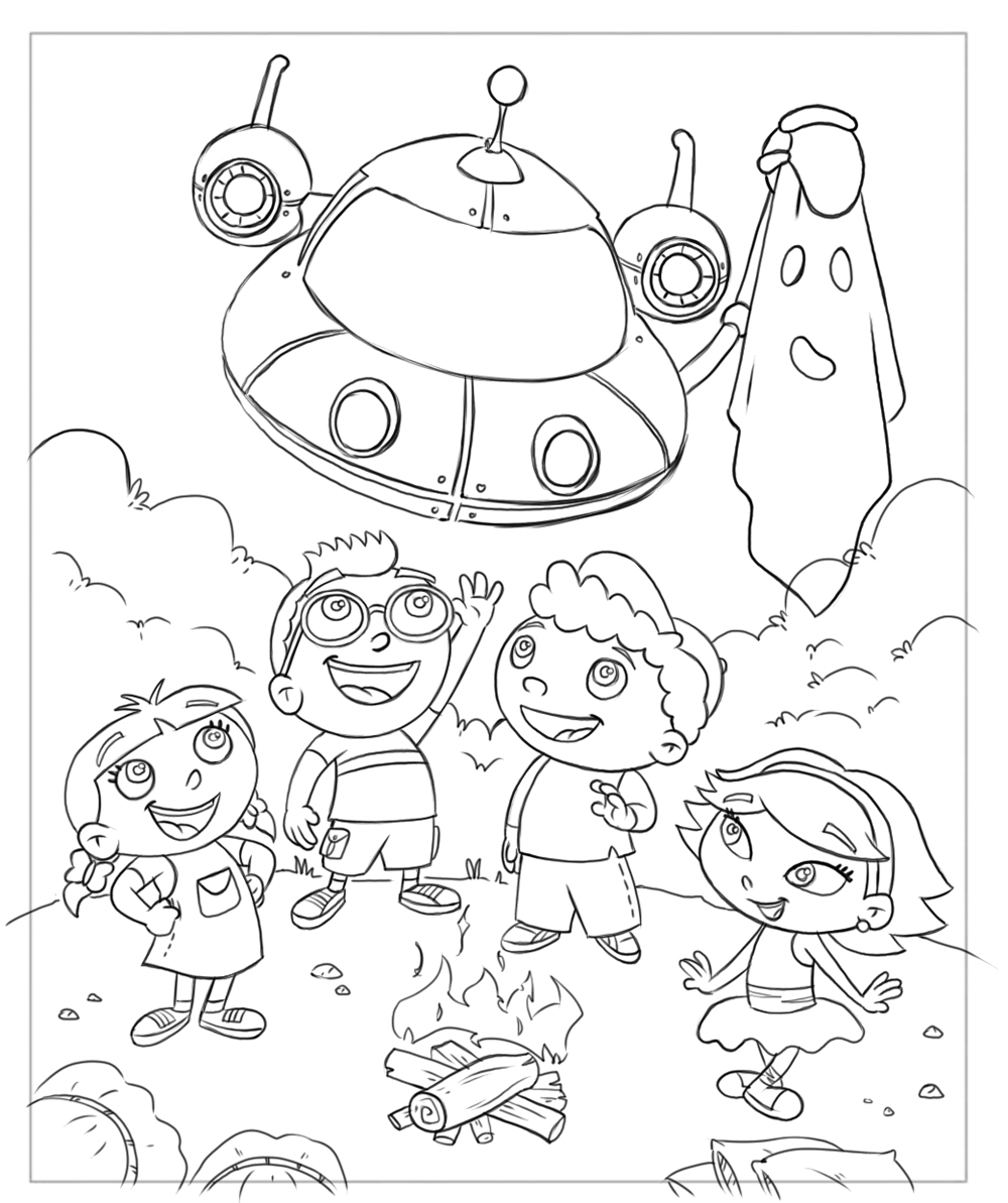 1000x1193 Frank Summers Animation Little Einsteins Coloring Book Drawings - Little Einsteins Drawing