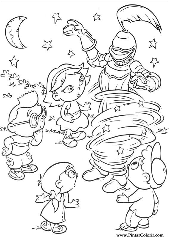 567x794 Drawings To Paint Colour Little Einsteins - Little Einsteins Drawing