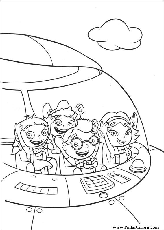 567x794 Drawings To Paint Colour Little Einsteins - Little Einsteins Drawing