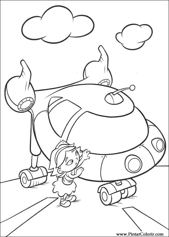 567x794 Drawings To Paint Colour Little Einsteins - Little Einsteins Drawing