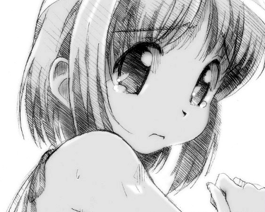 375x300 Little Girl Crying - Little Girl Crying Drawing