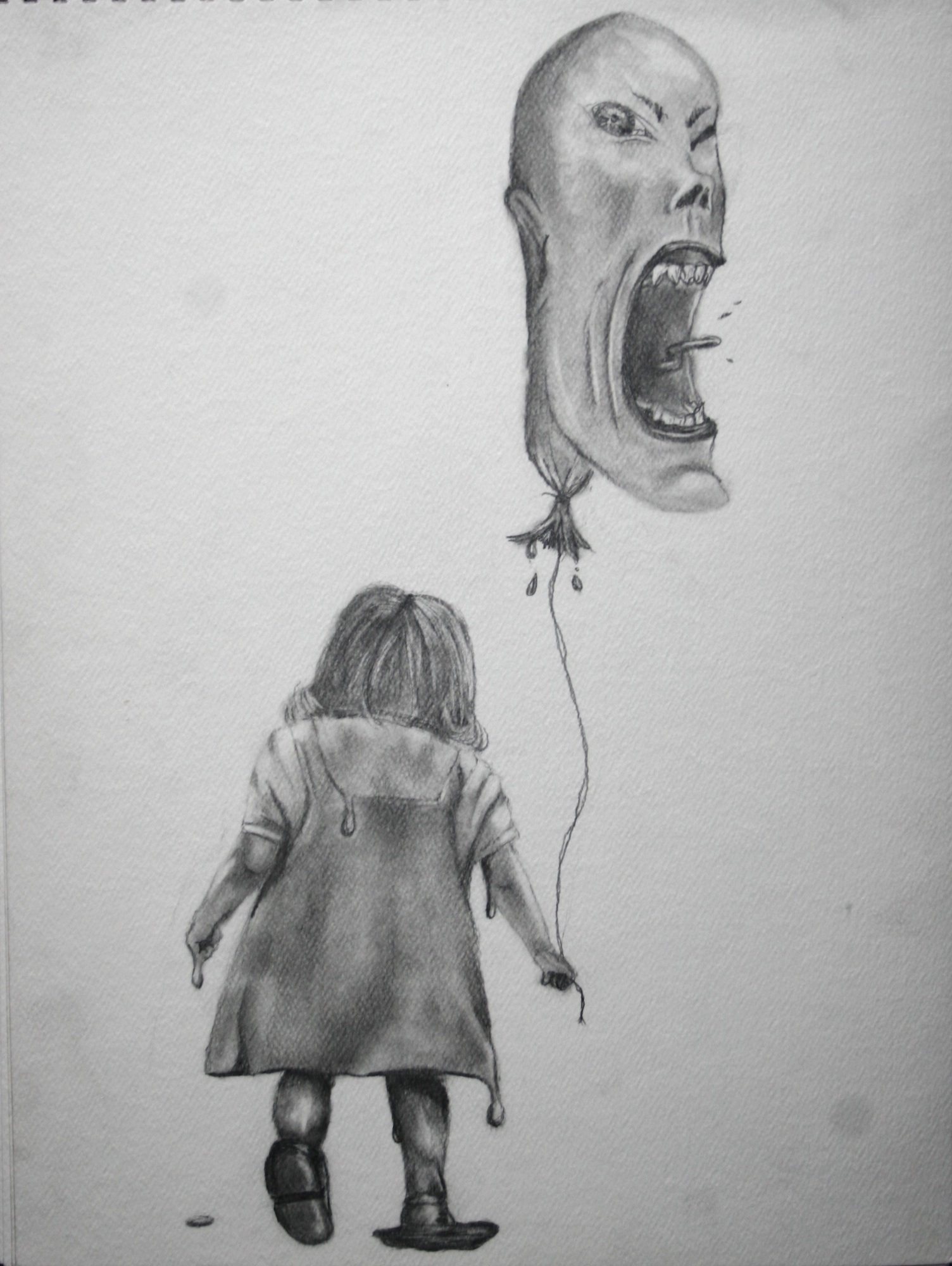 1504x2000 the melting little girl portfolio tony stuck - Little Girl Drawing