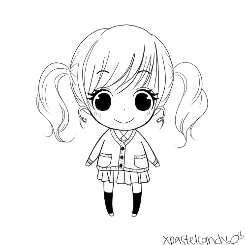 500x499 How To Draw A Little Girl Easy - Little Girl Drawing Easy