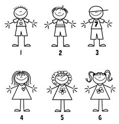 236x245 How To Draw The Little Girl From I'm Bored Drawing With Kids - Little Girl Drawing Easy