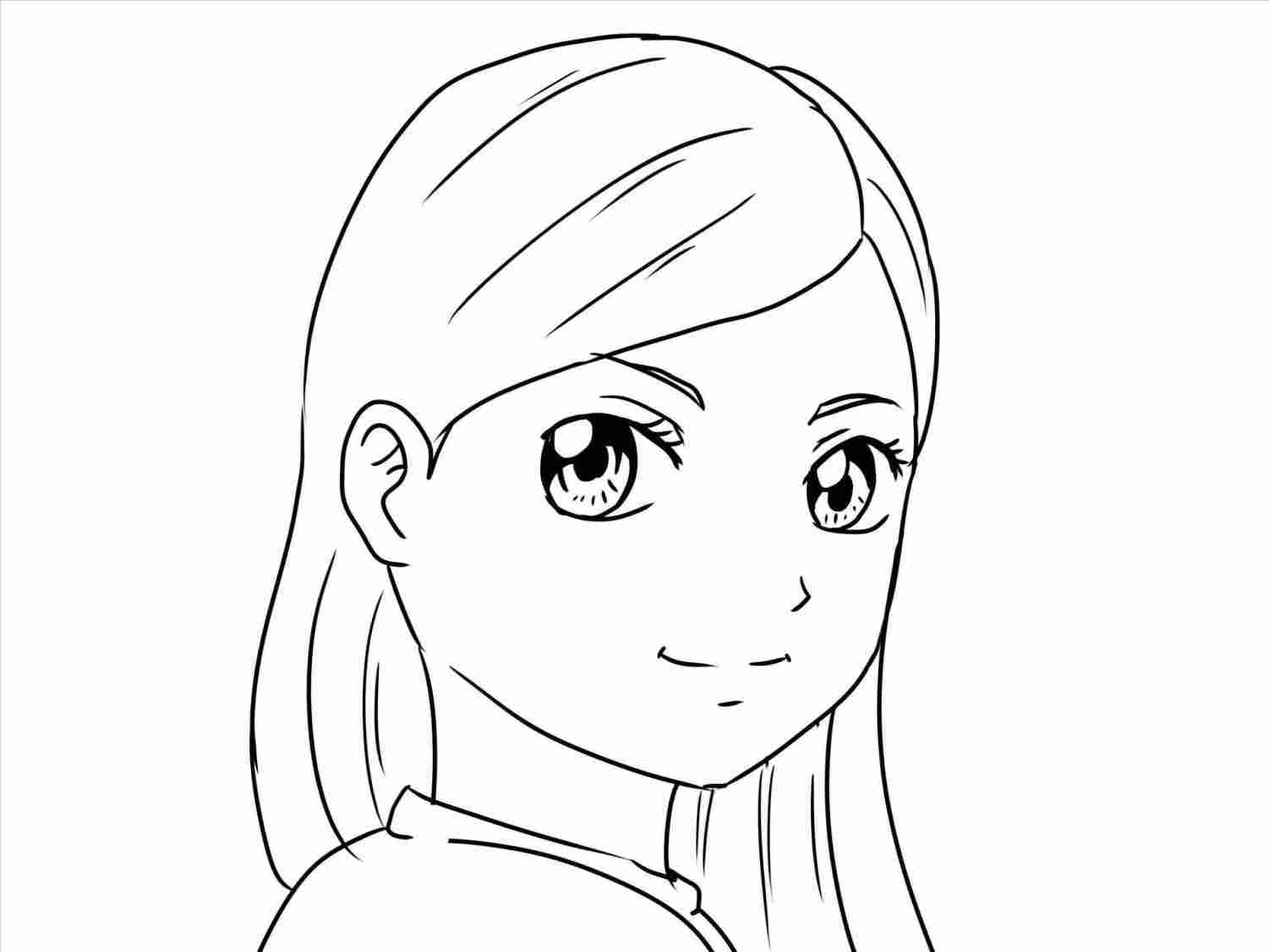 Easy Drawing Girl Portrait