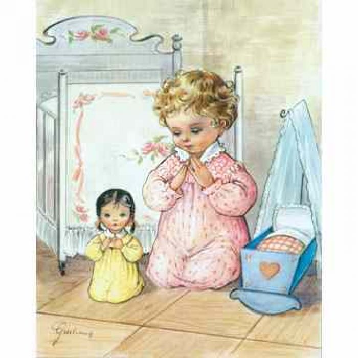 700x700 Fine Art, Prints, Posters Little Girl Praying - Little Girl Praying Drawing