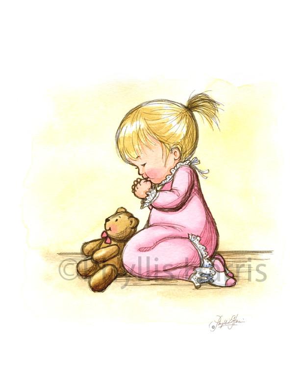 612x792 Little Girl Praying The Faith Of A Child - Little Girl Praying Drawing