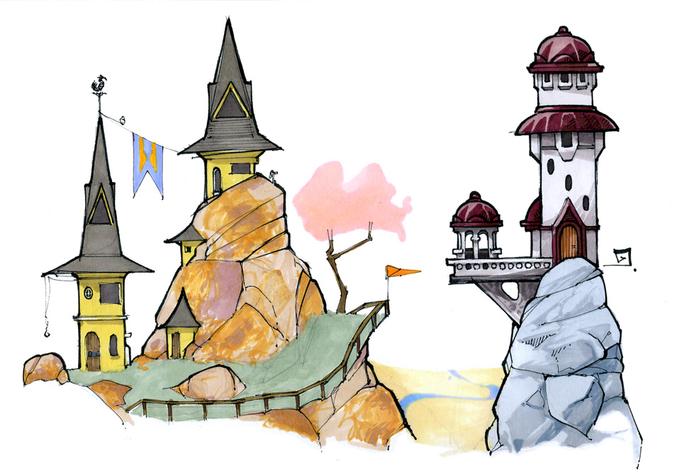 955x665 I Draw Tiny Houses - Little House Drawing