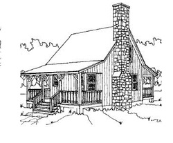 250x207 Little House On The Hill - Little House Drawing