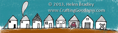 500x143 Step - Little House Drawing