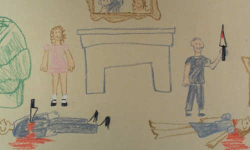 500x300 Childrens Drawings Scary Website - Little Kid Drawings