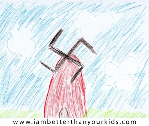 500x425 haha this mean old man judges little kids drawings with zero tact - Little Kid Drawings