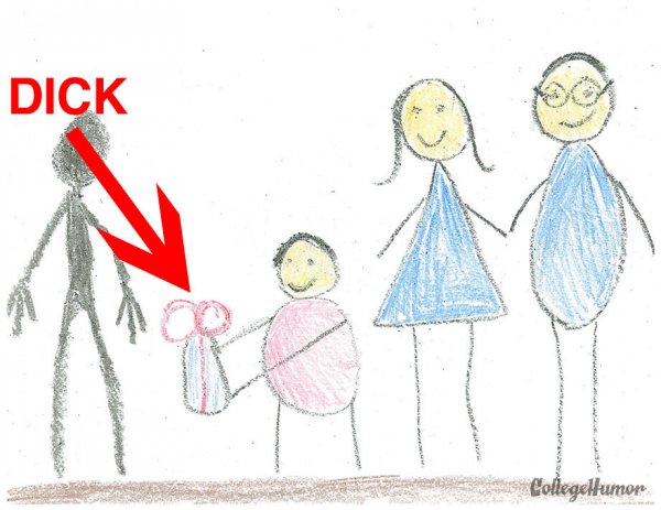 600x463 this kid didn't realize he was drawing dicks - Little Kid Drawings